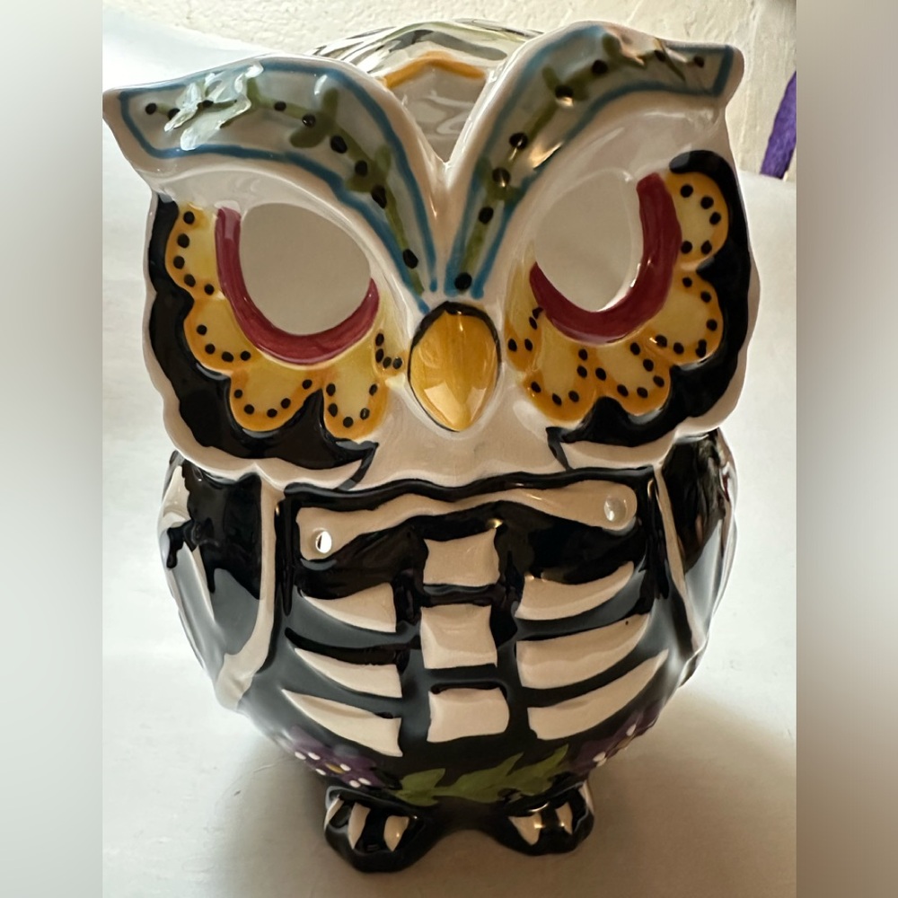 Blue Sky Owl Decoración Clayworks
